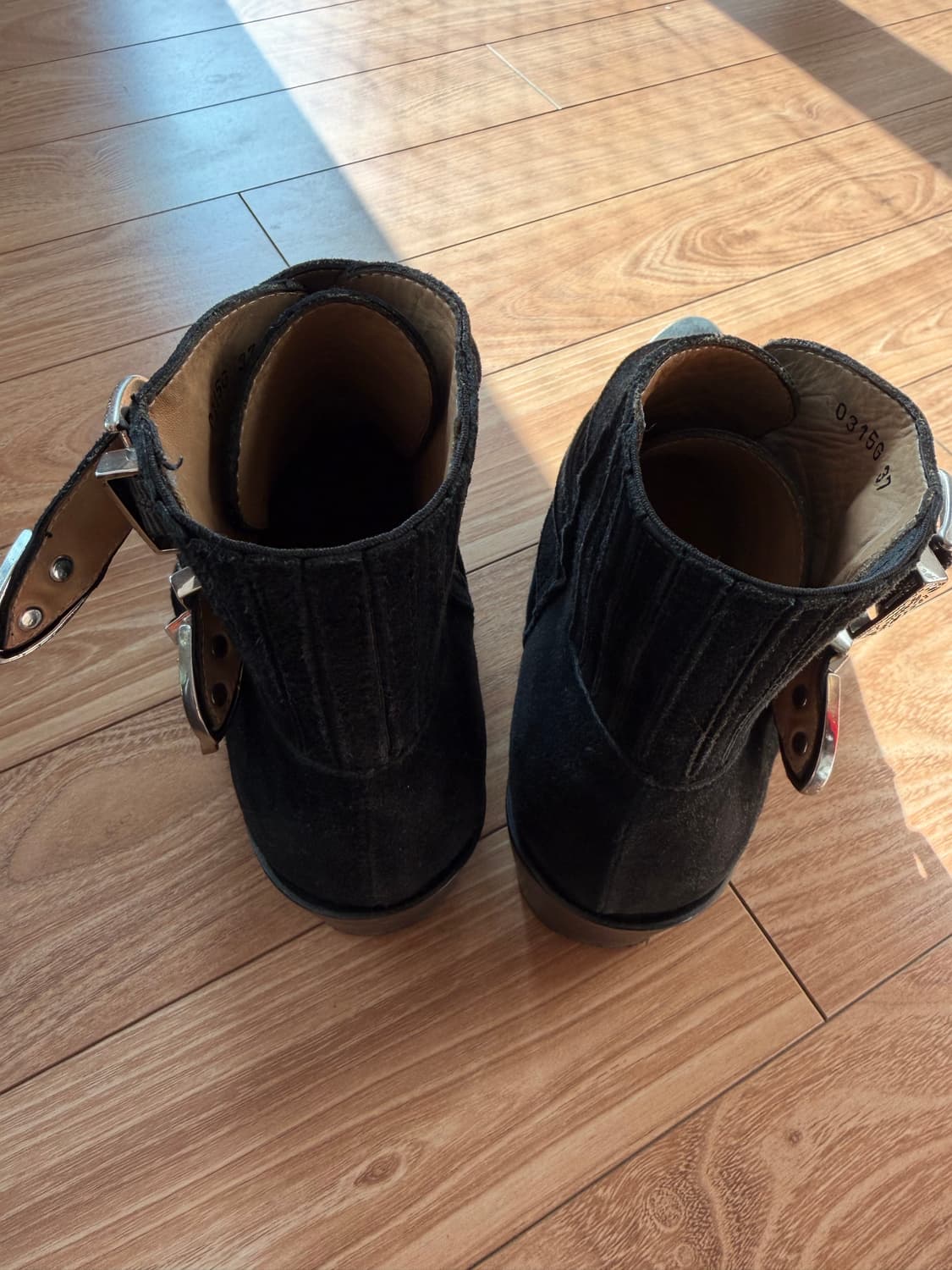 토가풀라 블랙 스웨이드 부츠 235 상품이미지3