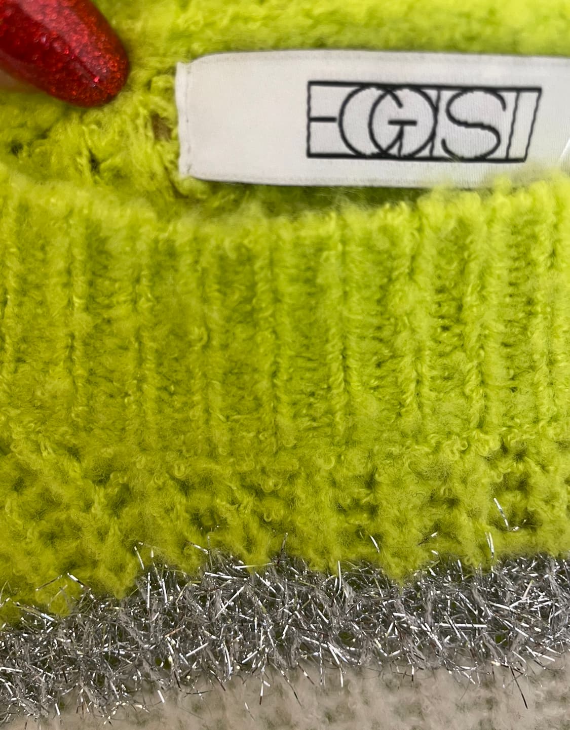 에고이스트 형광배색니트 연말룩데이트룩크리스마스룩 크리스마스니트 상품이미지2