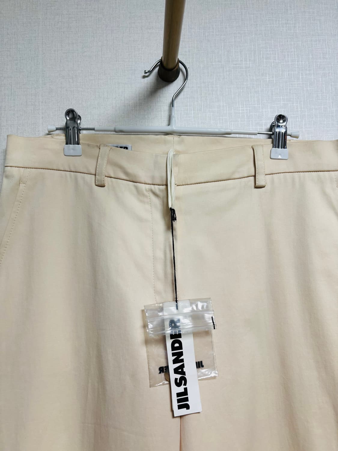 JIL SANDER 코튼 스트레치 베이지 슬랙스 상품이미지2