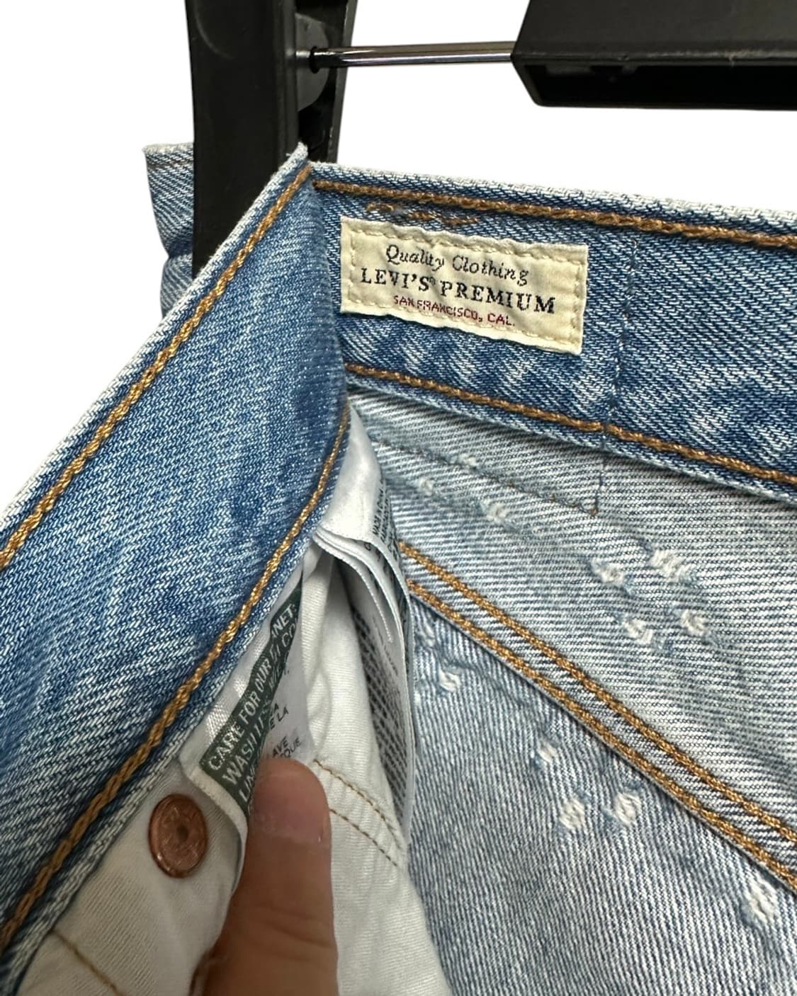 리바이스(Levis) 프리미엄 501하이라이즈 여성 데님 쇼츠 26 상품이미지4