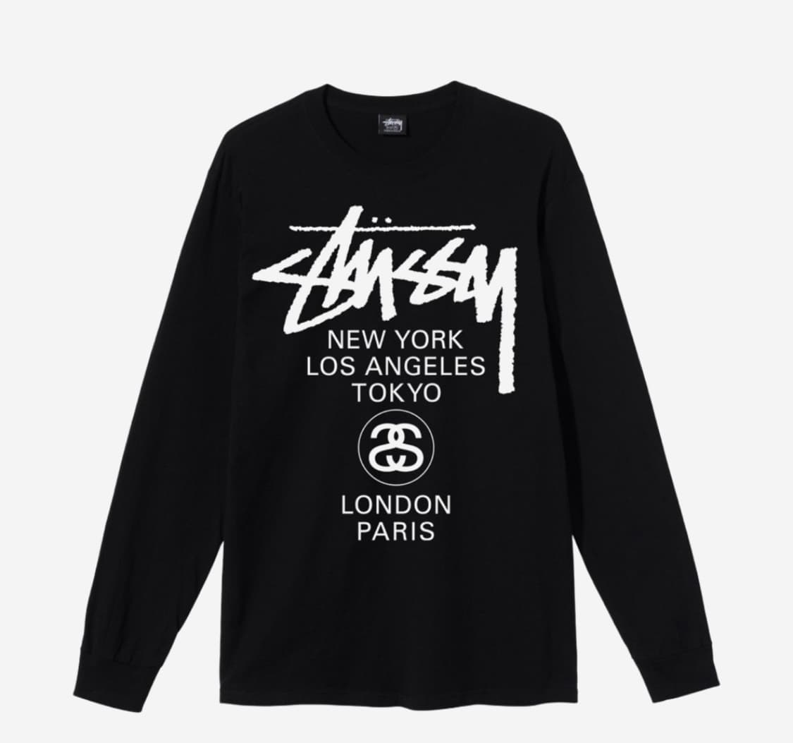 Stussy worldtour long sleeve 스투시 롱슬리브 상품이미지1