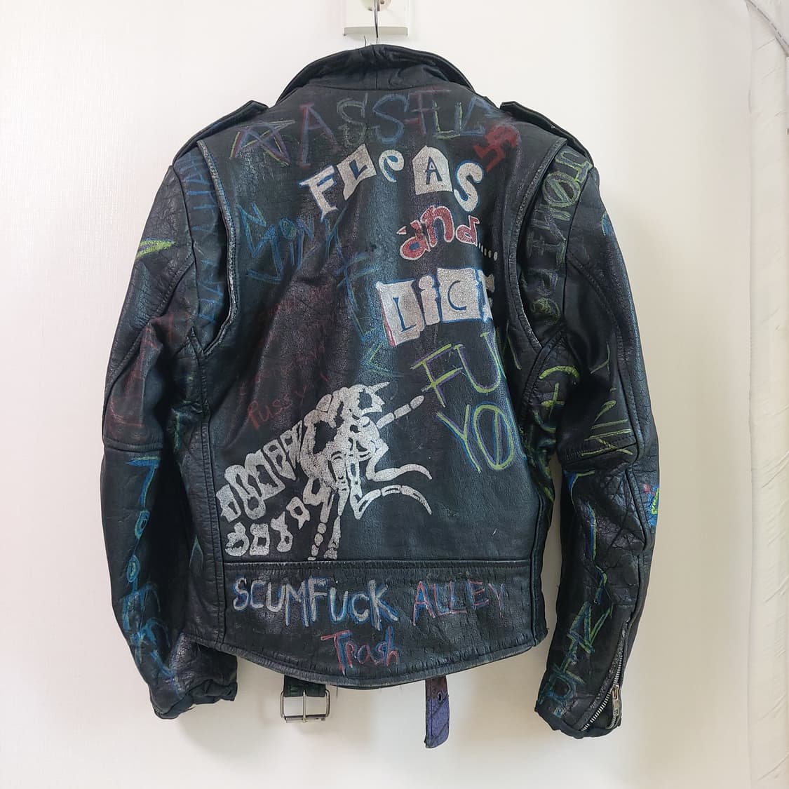 아메리칸 빈티지 펑크 레더자켓 상품이미지1