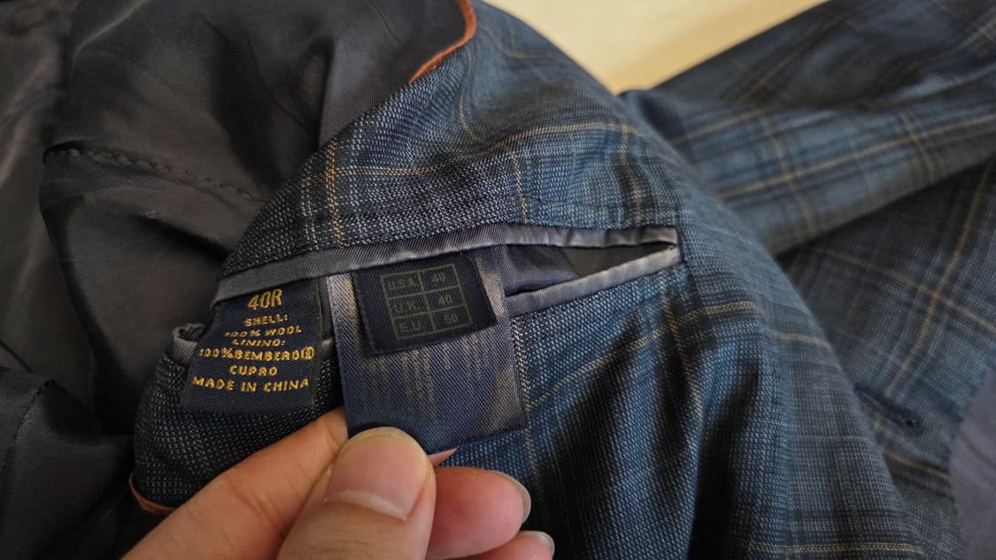 브룩스 브라더스 1818 리젠트 체크 자켓  상품이미지7