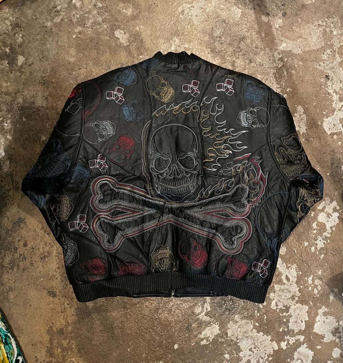 Desertwell 스컬 가죽 자켓 (115) 상품이미지3