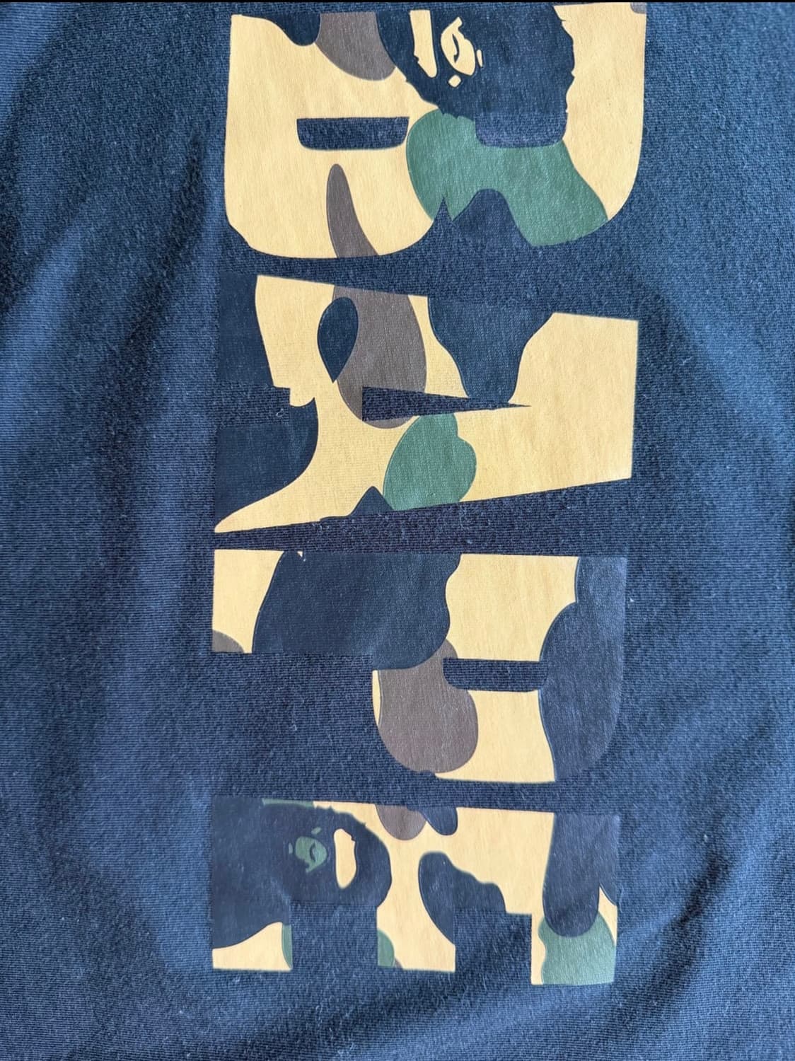 BAPE 베이프 카모 반팔 티셔츠 블랙 m사이즈 상품이미지4