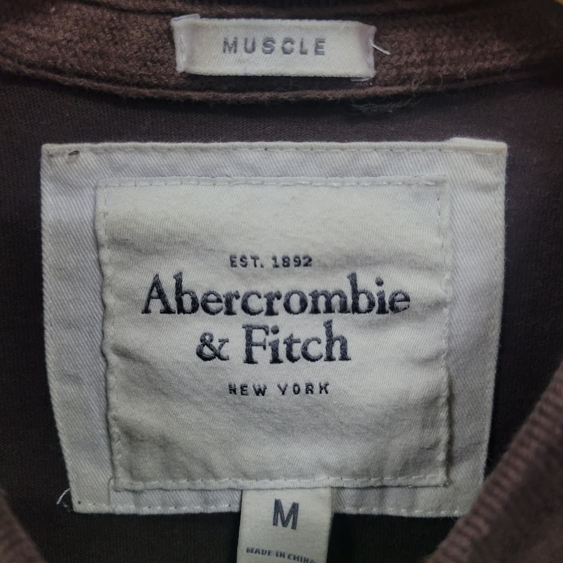 Abercrombie 아베크롬비 빈티지 빅로고 셔츠 상품이미지4
