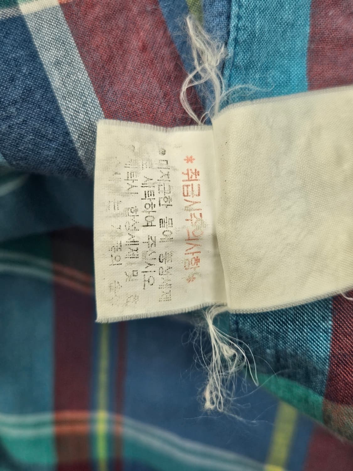 폴로랄프로렌 체크 하프 반팔 셔츠 ( 95 ) / 11918 상품이미지9