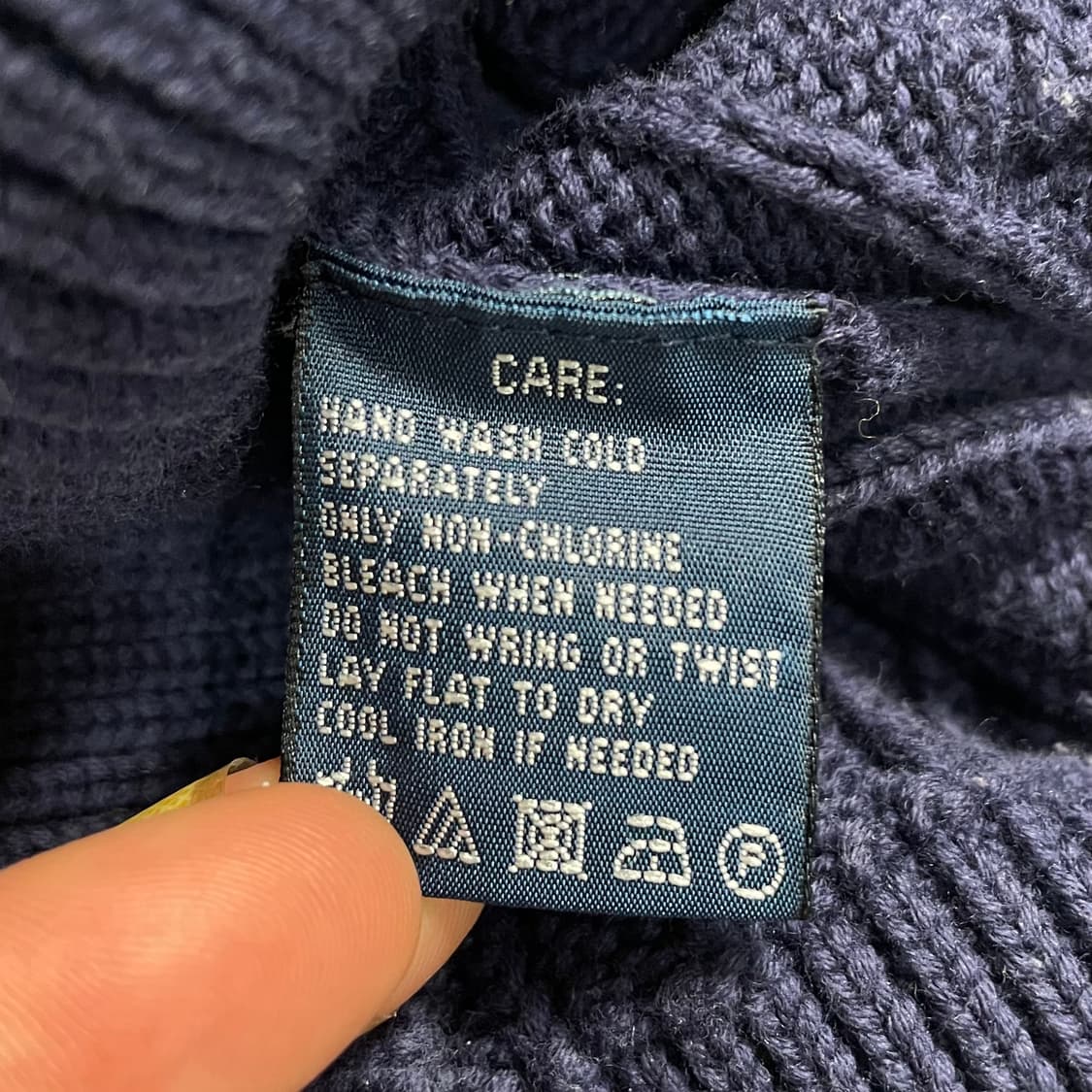 로렌 랄프로렌 네이비 케이블 가디건 상품이미지6