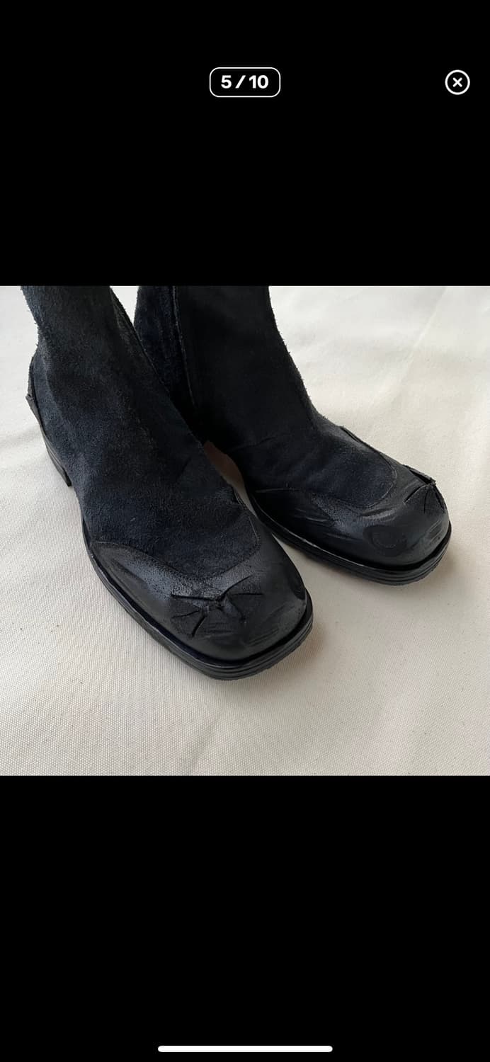 [43]메종 마르지엘라 S/S 2021 디스트로이드 스퀘어 토 타비 부츠 상품이미지5