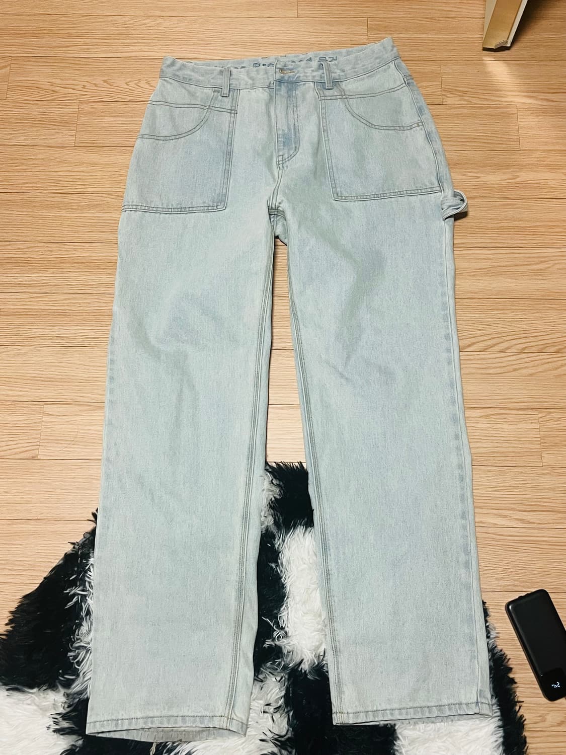 [L] 플라스틱프로덕트 페인터 데님 팬츠 상품이미지1