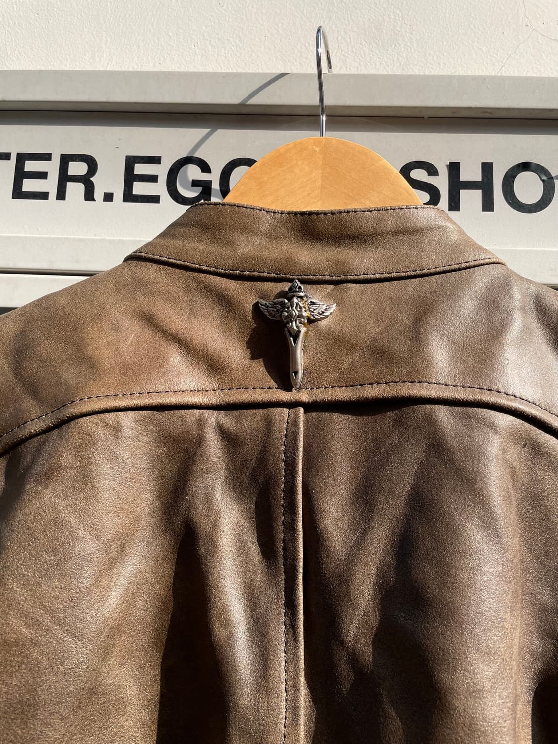 Vintage Real Leather Iron Angel jacket 상품이미지8