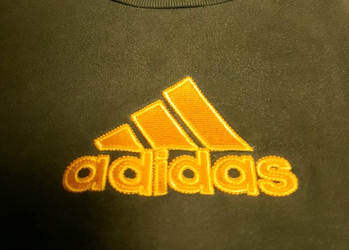(일본제품) 아디다스 우먼 자수 빅로고 빈티지 맨투맨 카키 (M) 상품이미지2