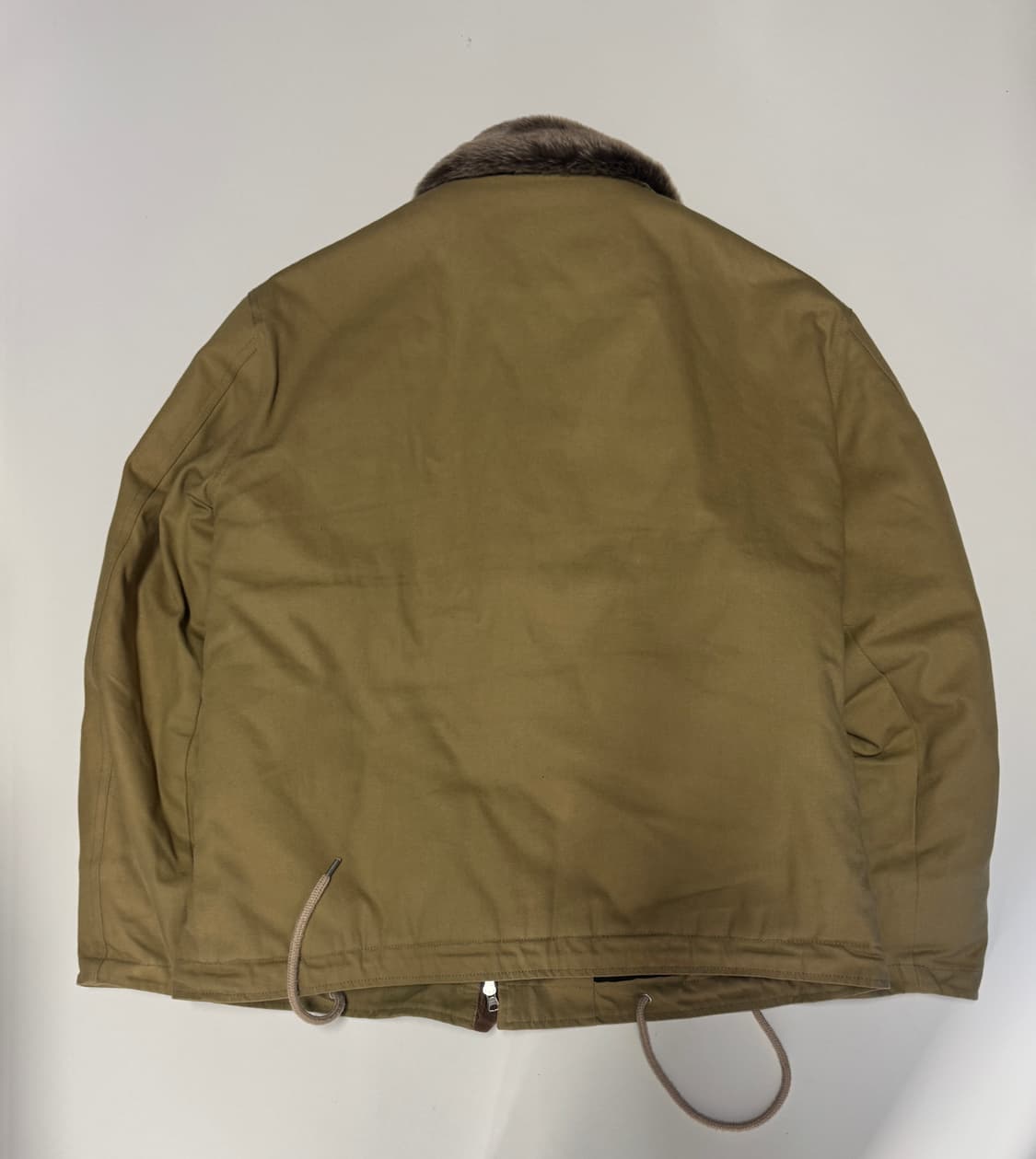 정품!! 프리즘웍스 퍼 카라 코튼 덱 자켓 L 올리브 상품이미지2