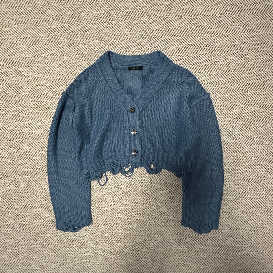 JEANASIS woman crop knit cardigan 상품이미지1