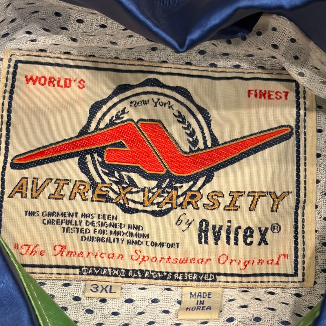 AVIREX 아비렉스 새틴 스트링 코치 자켓 상품이미지10