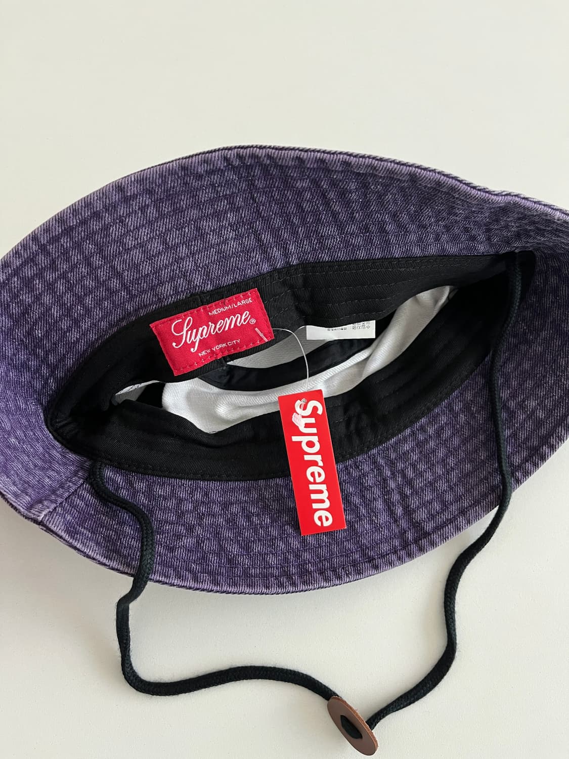 슈프림 스텐실 웨빙 부니 퍼플 버킷햇 상품이미지2