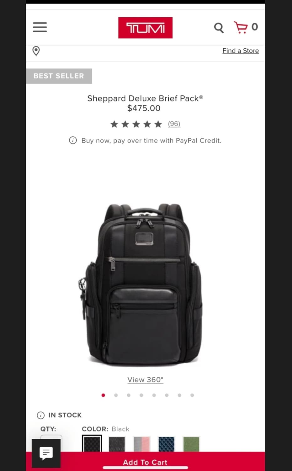 투미 알파브라보 셰퍼드 디럭스 브리프백 상품이미지1