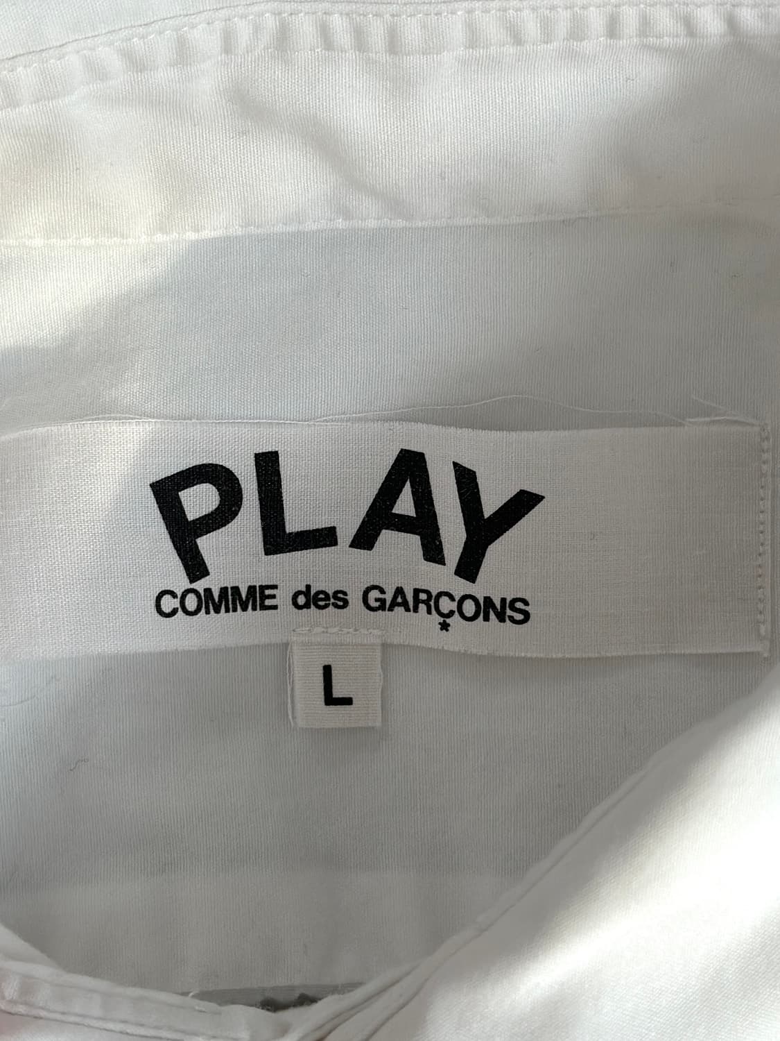 꼼데가르송 레드와펜 화이트 셔츠  상품이미지7