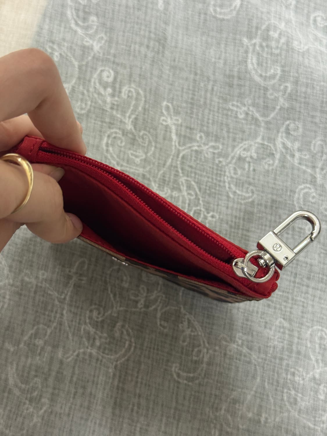 룰루레몬 레오파드 키링 카드지갑 상품이미지5