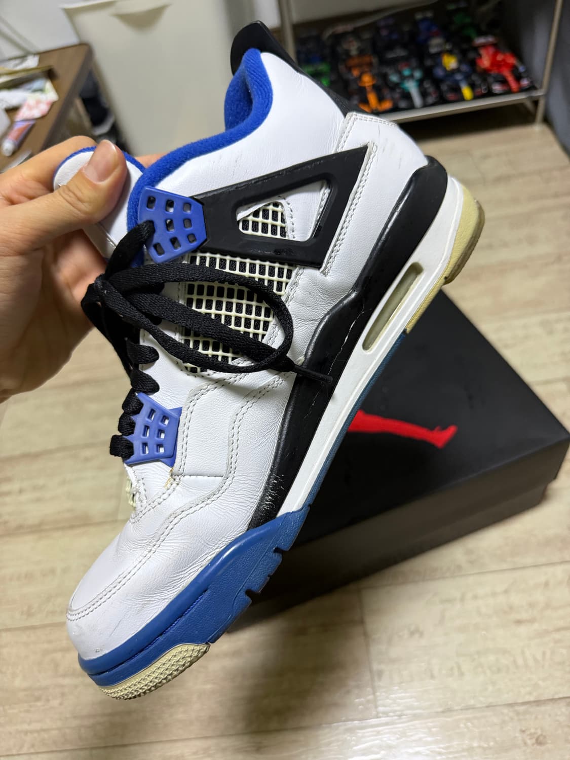 나이키 조던4 인더스트리얼 블루 265 상품이미지4