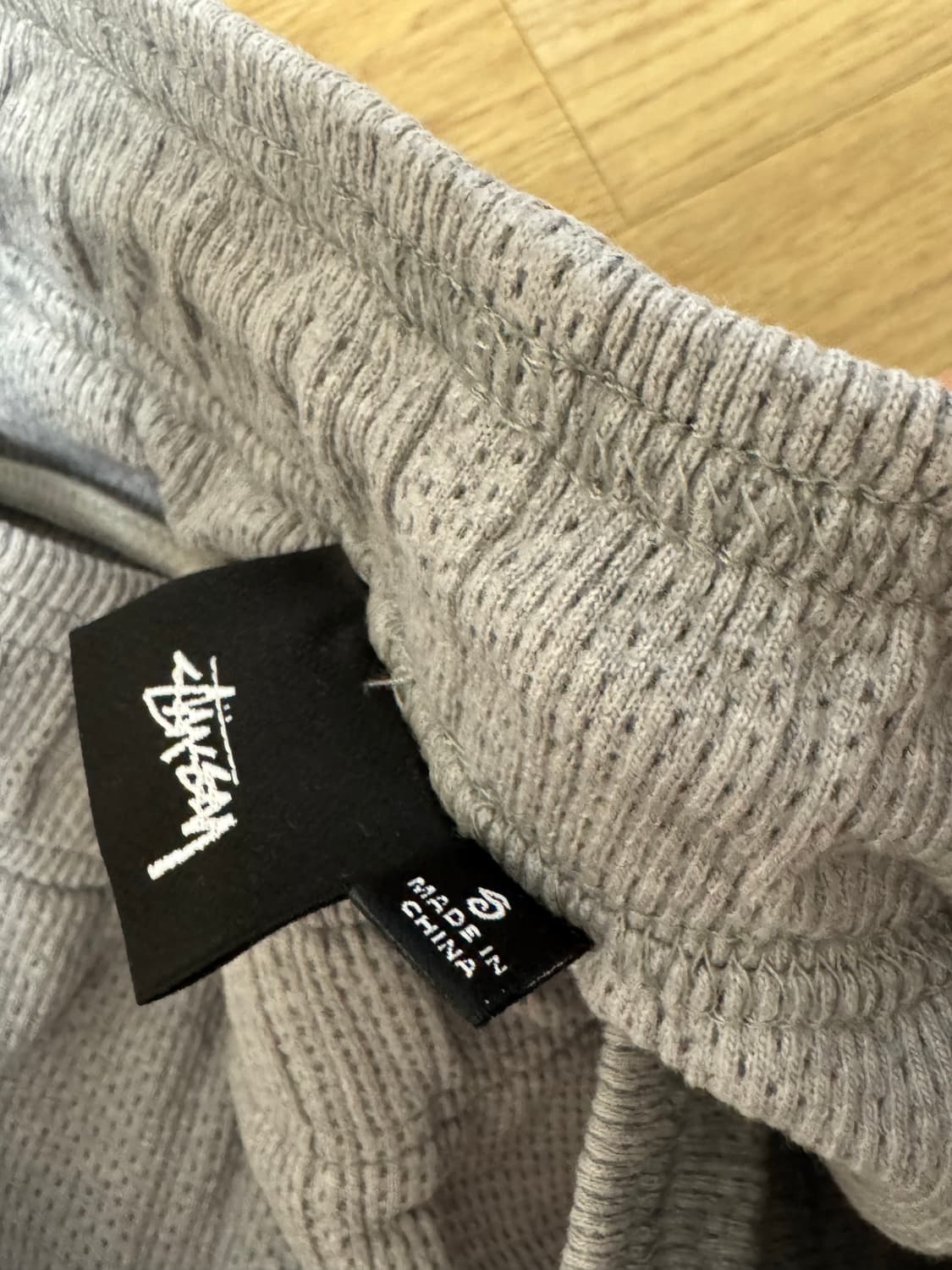 스투시 더블 레이어 저지 쇼츠 반바지 그레이 헤더 S 상품이미지4