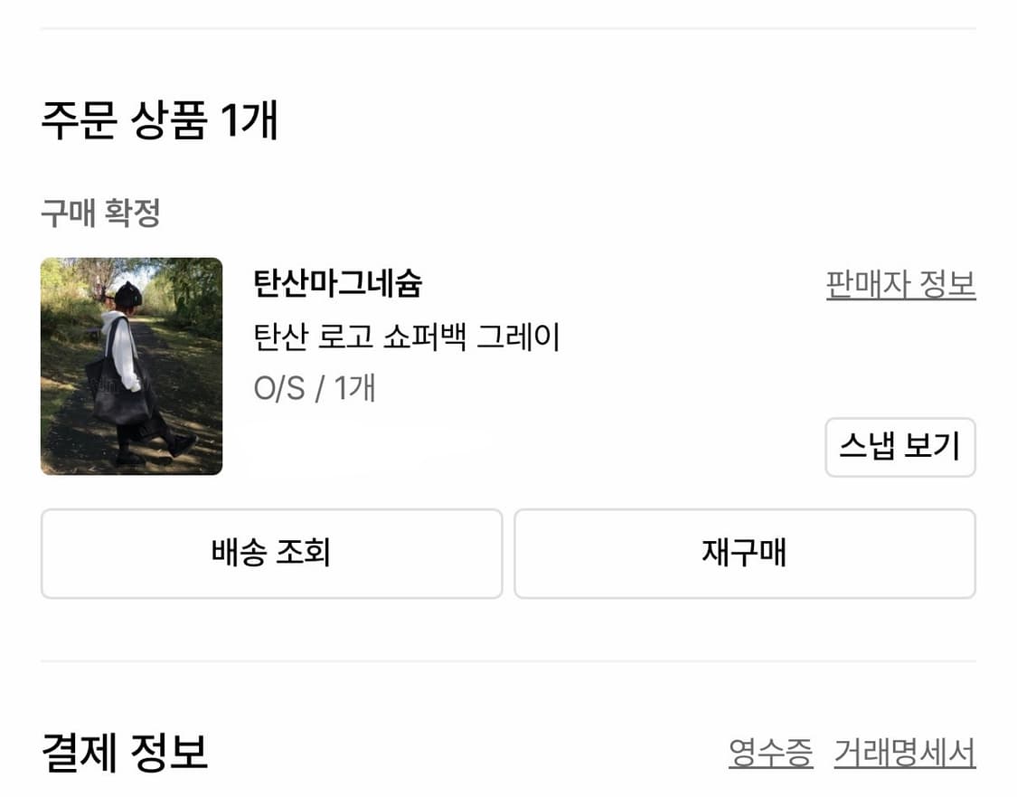 탄산마그네슘 탄산 로고 쇼퍼백 그레이 상품이미지6