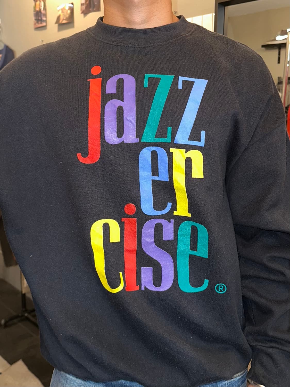 90’s Tultex Jazzercise sponsor sweatshir 상품이미지4
