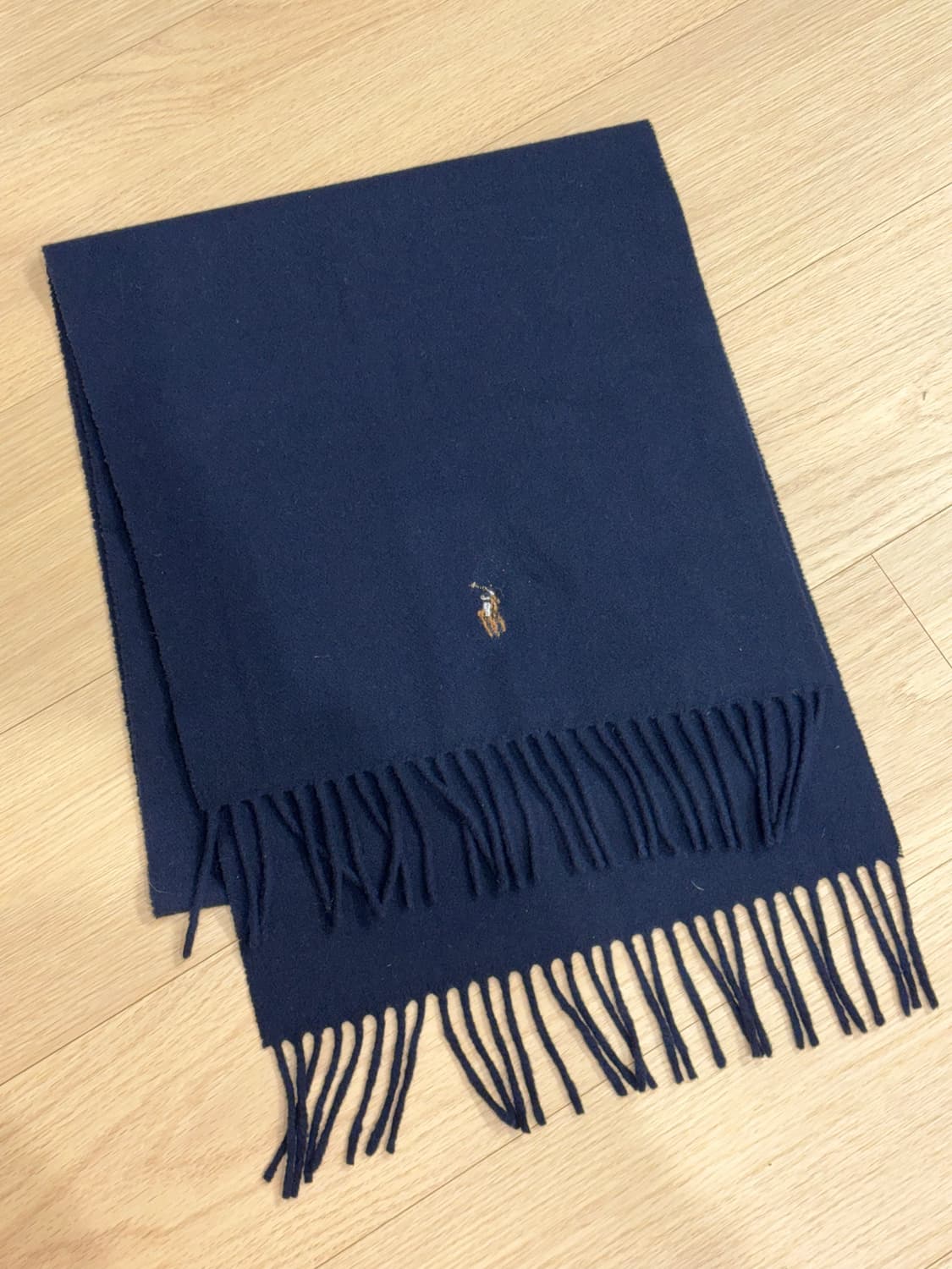 폴로 네이비 머플러 상품이미지1