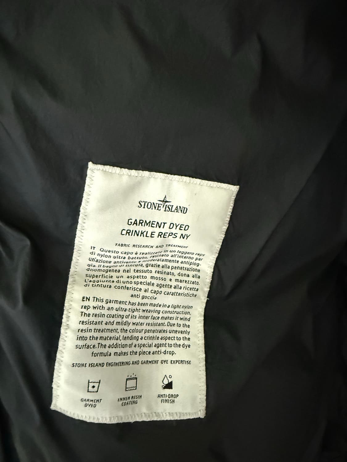 스톤아일랜드 25FW 클링클랩스 숏패딩 M 상품이미지6