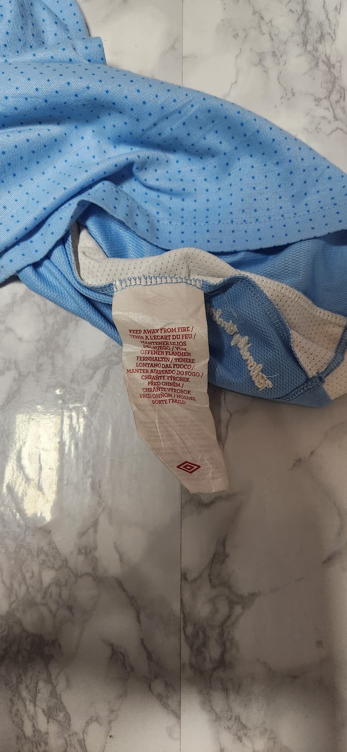 11-12 엄브로 맨시티 홈 유니폼 반팔 우승시즌 NO.실바 상품이미지8