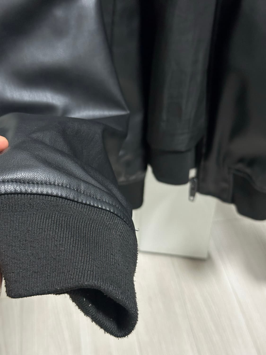 자라 레더자켓 상품이미지3