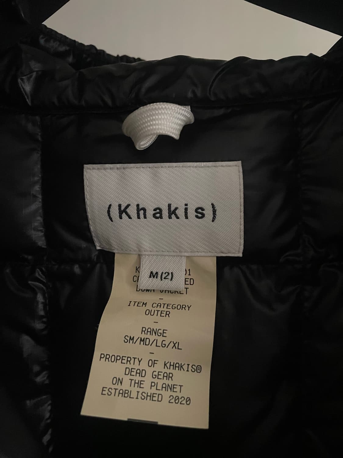 카키스 캠퍼 후디드 다운 자켓 (M) 상품이미지3