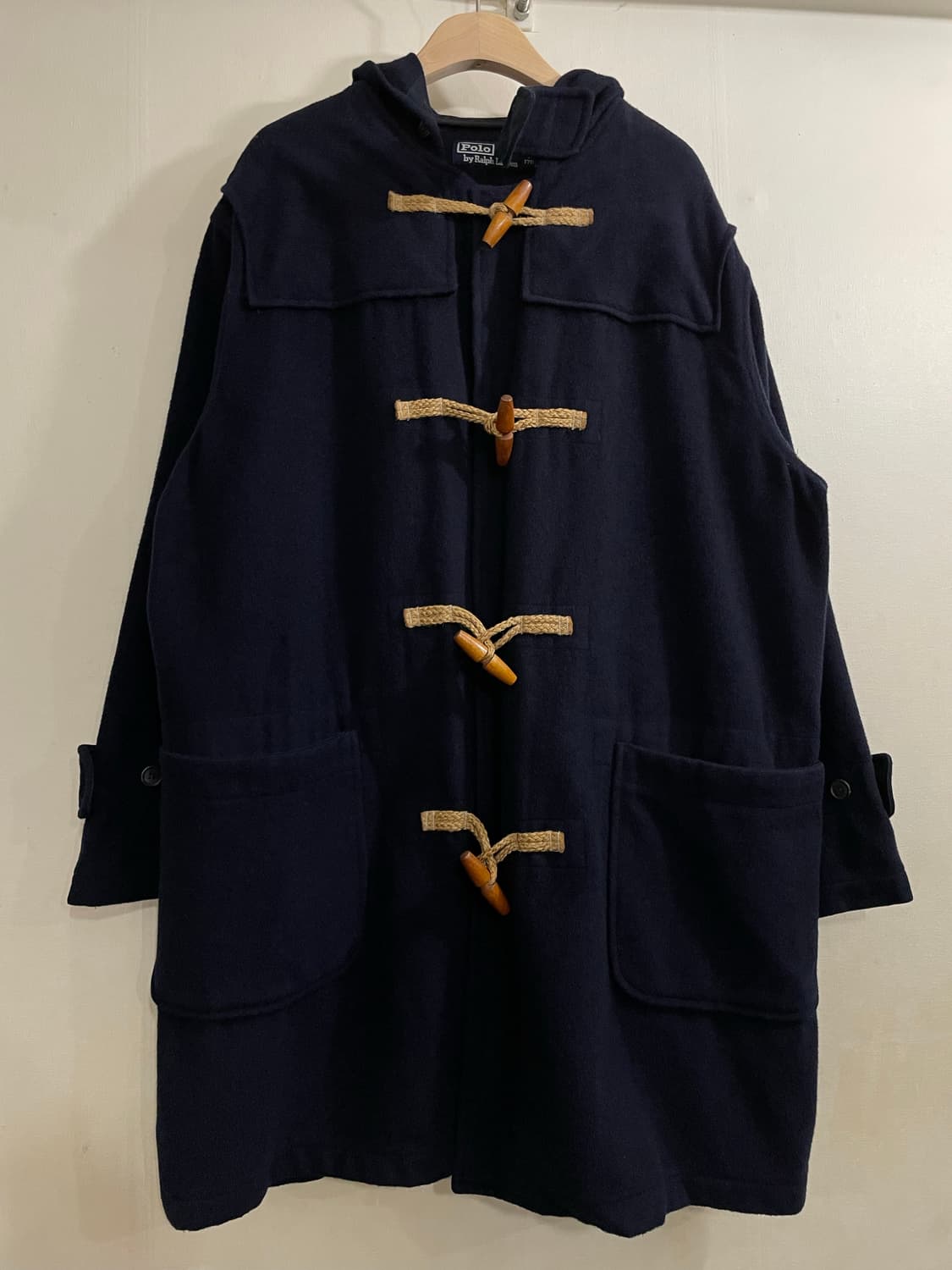 90s 폴로 랄프로렌 네이비 더플 코트 상품이미지2