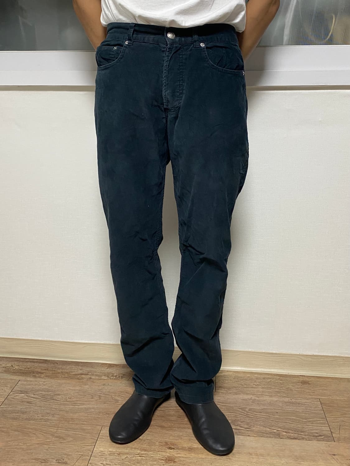 아페쎄 코듀로이 팬츠 다크 그린 28 상품이미지8