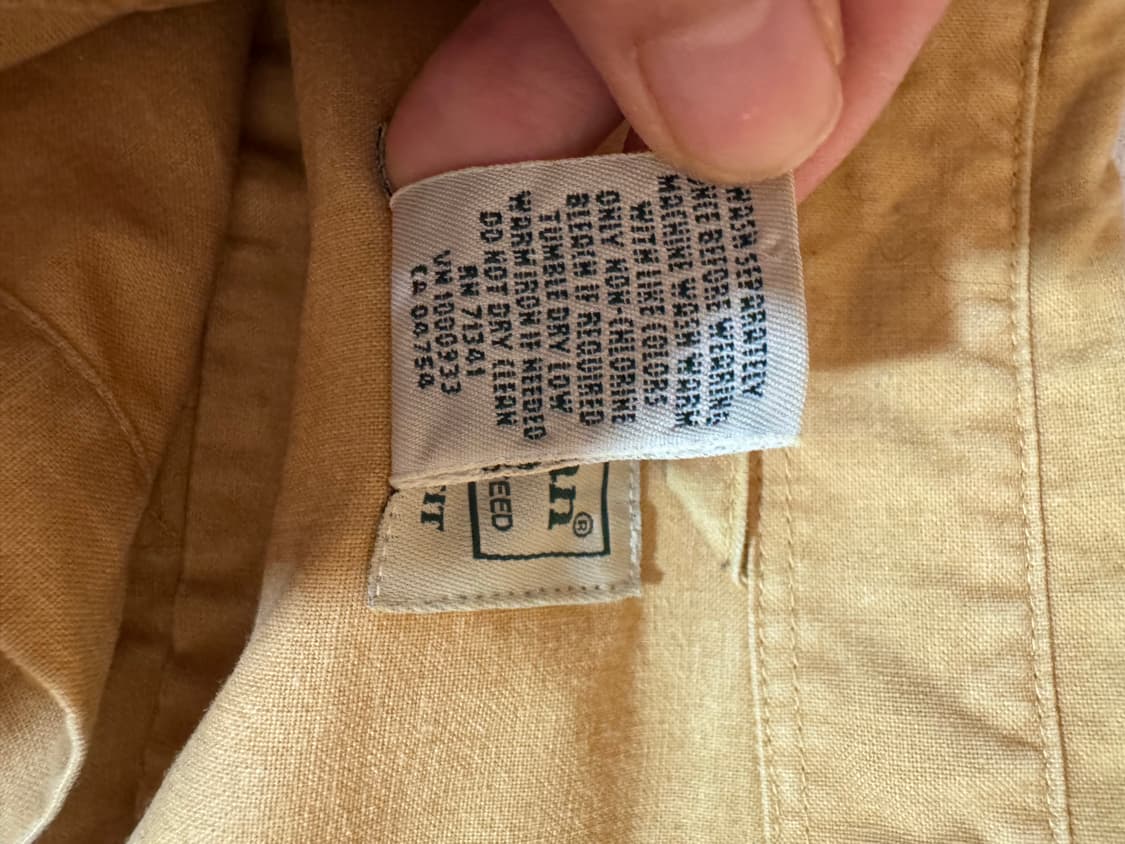 L.L.Bean 전통핏 반팔 셔츠 S사이즈 상품이미지5