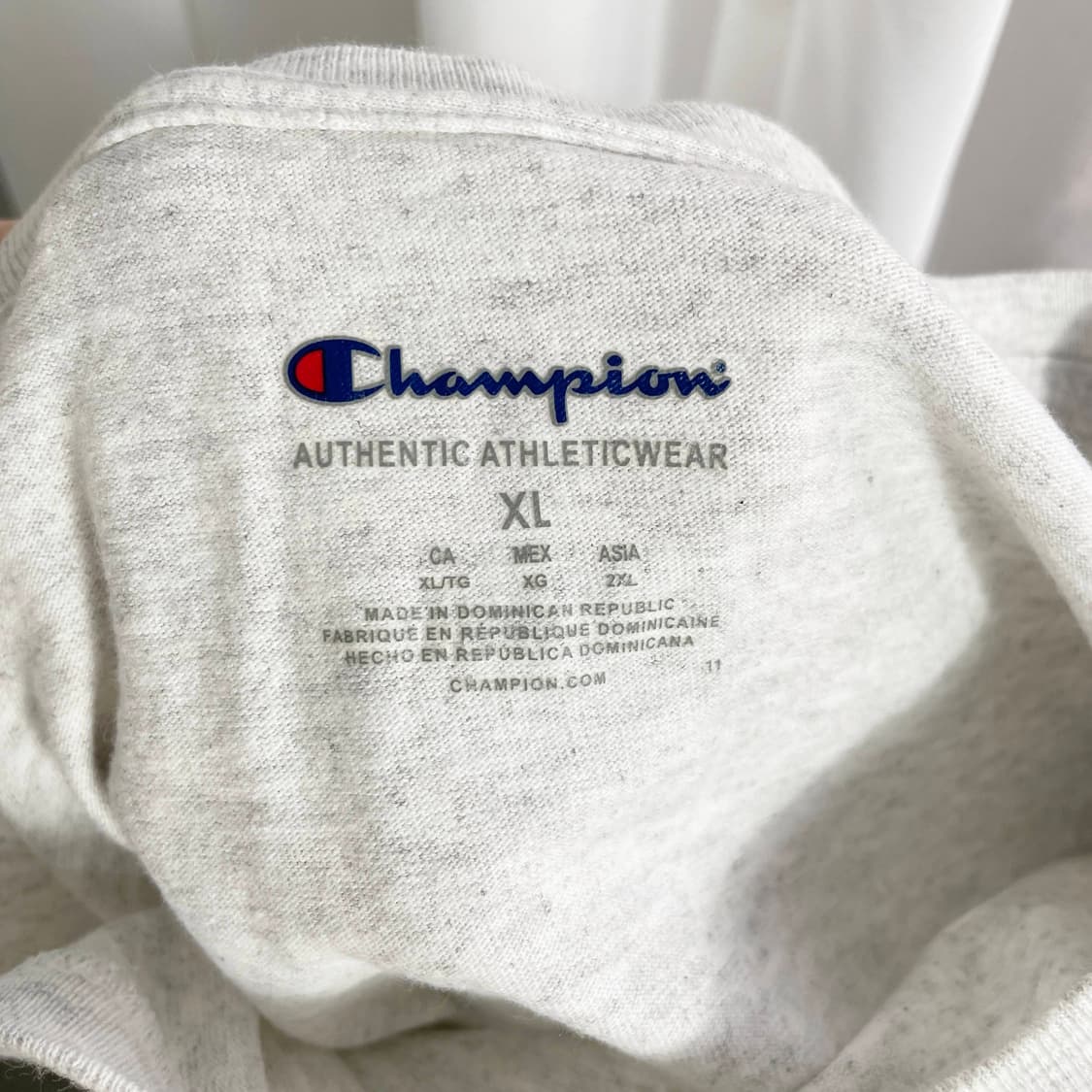 E2 챔피온(Champion) 반팔 멜란지 그레이 XL사이즈 상품이미지4