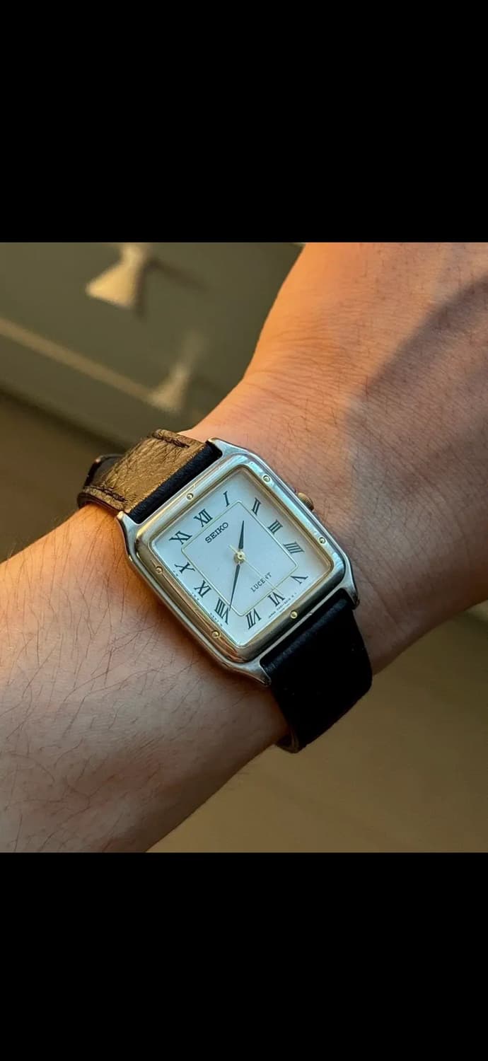 빈티지 세이코 탱크 사각 상품이미지1
