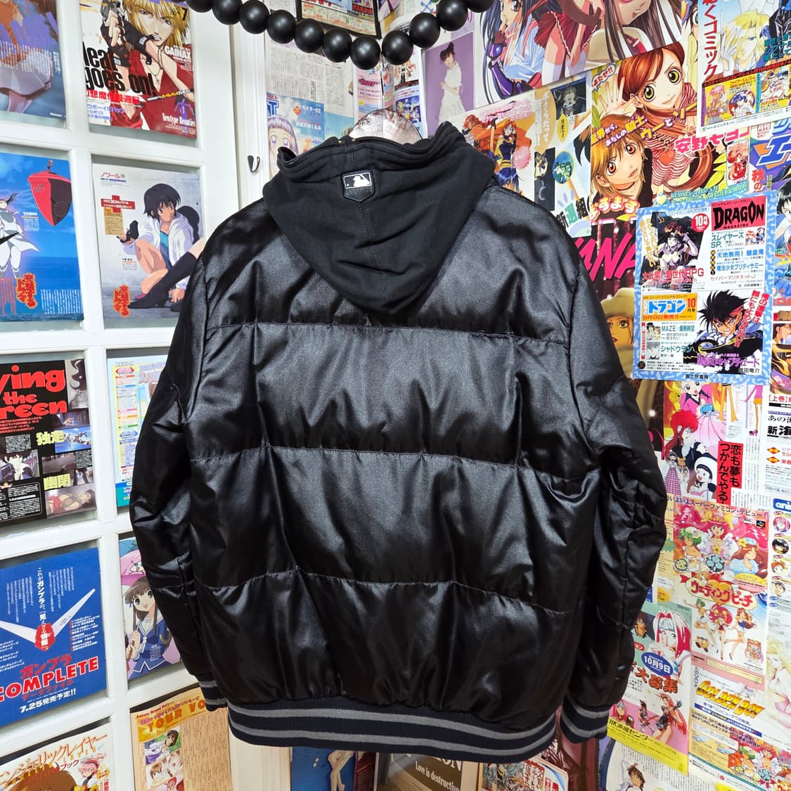 엠엘비 화이트 삭스 후드 레이어드 패딩 바시티 상품이미지7