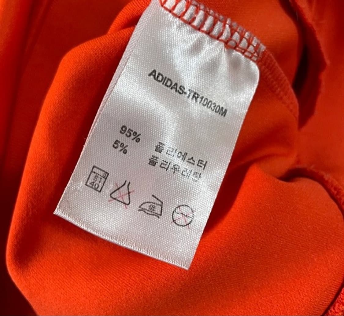 아디다스 주황 오렌지 트랙탑 져지집업 90/S 상품이미지4