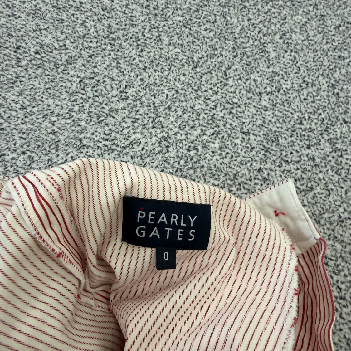 0 파리게이츠 여성 골프스트라이프 바지 0126H2 상품이미지4