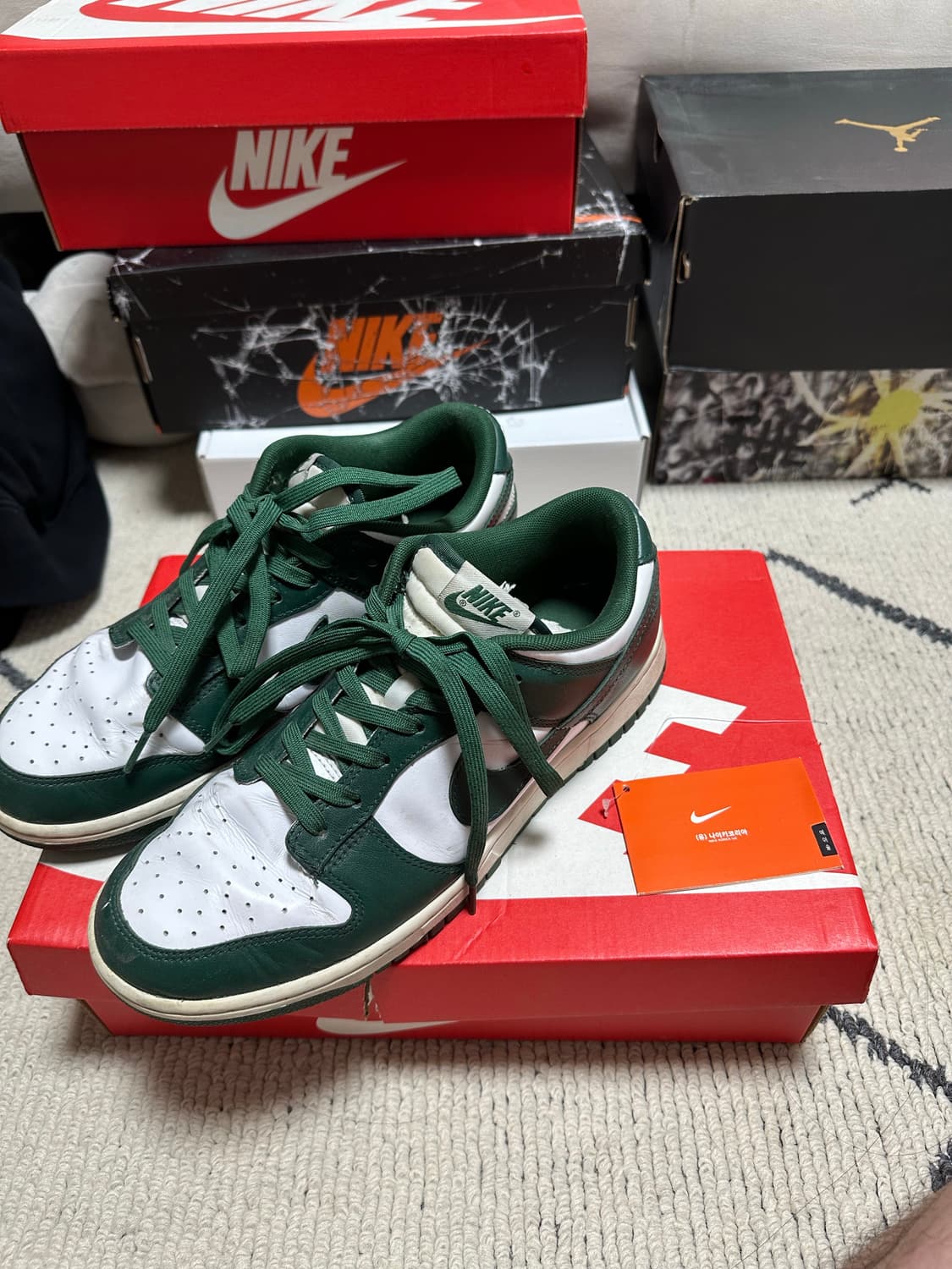 [275]나이키 덩크 로우 바시티 그린 상품이미지1