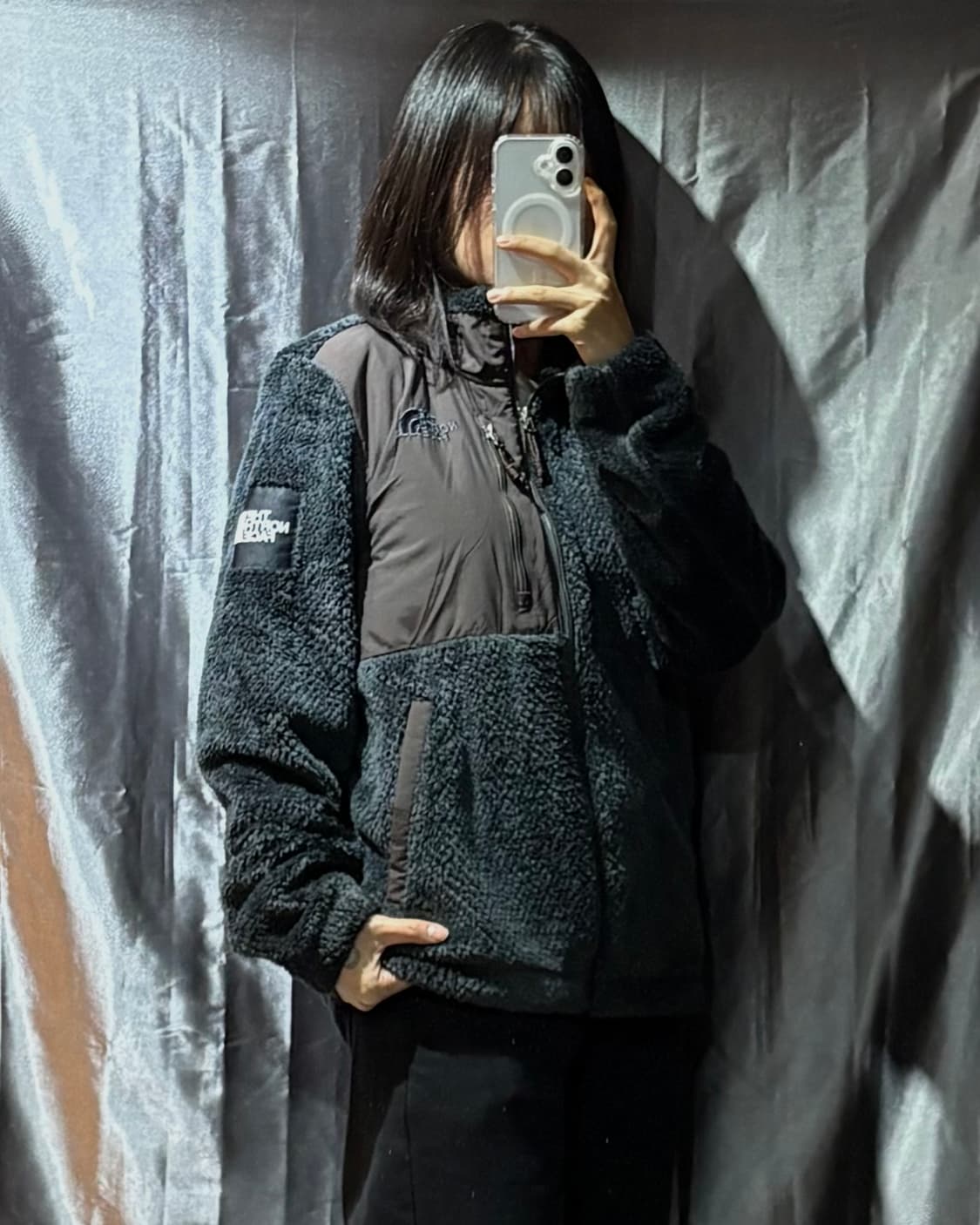 M 노스페이스 화이트라벨 나일론 플리스 자켓 상품이미지1