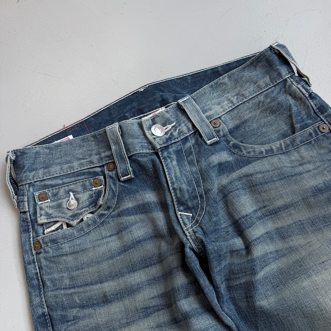 트루릴리전 Y2K 리키 워싱 데님팬츠 상품이미지4