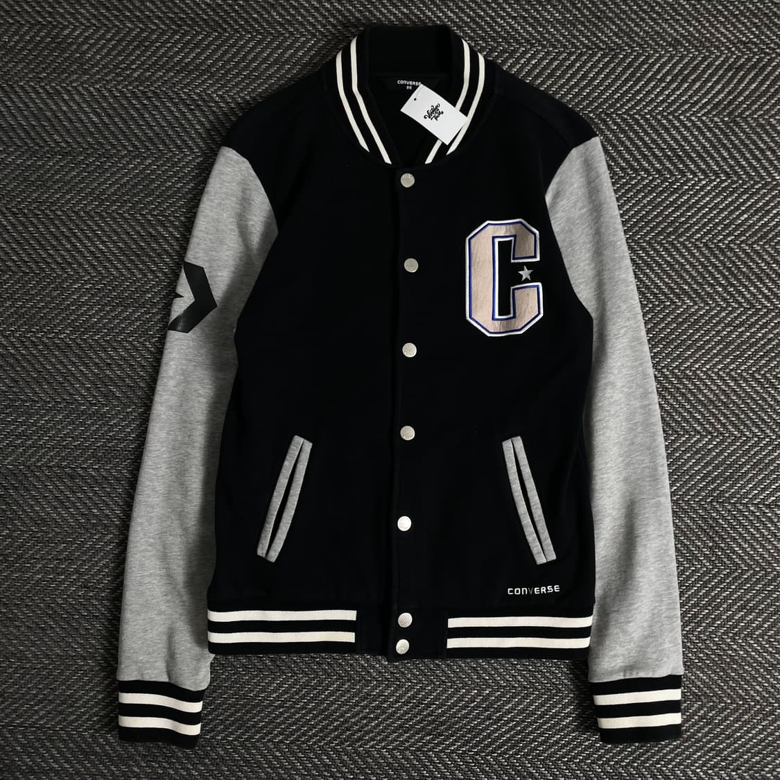 00s 컨버스 올드스쿨 빅로고 스웻 바시티 자켓o 3104 상품이미지1