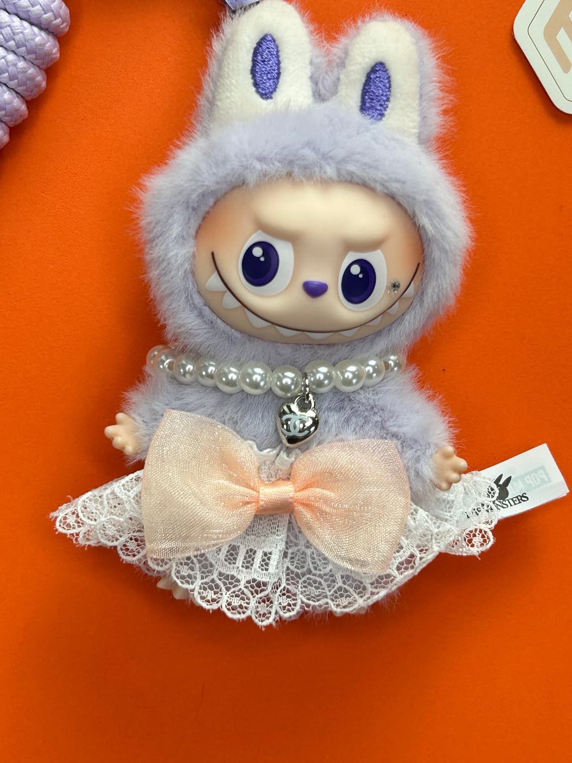 (1)정품 미니 라부부 E키링 커스텀 상품이미지2