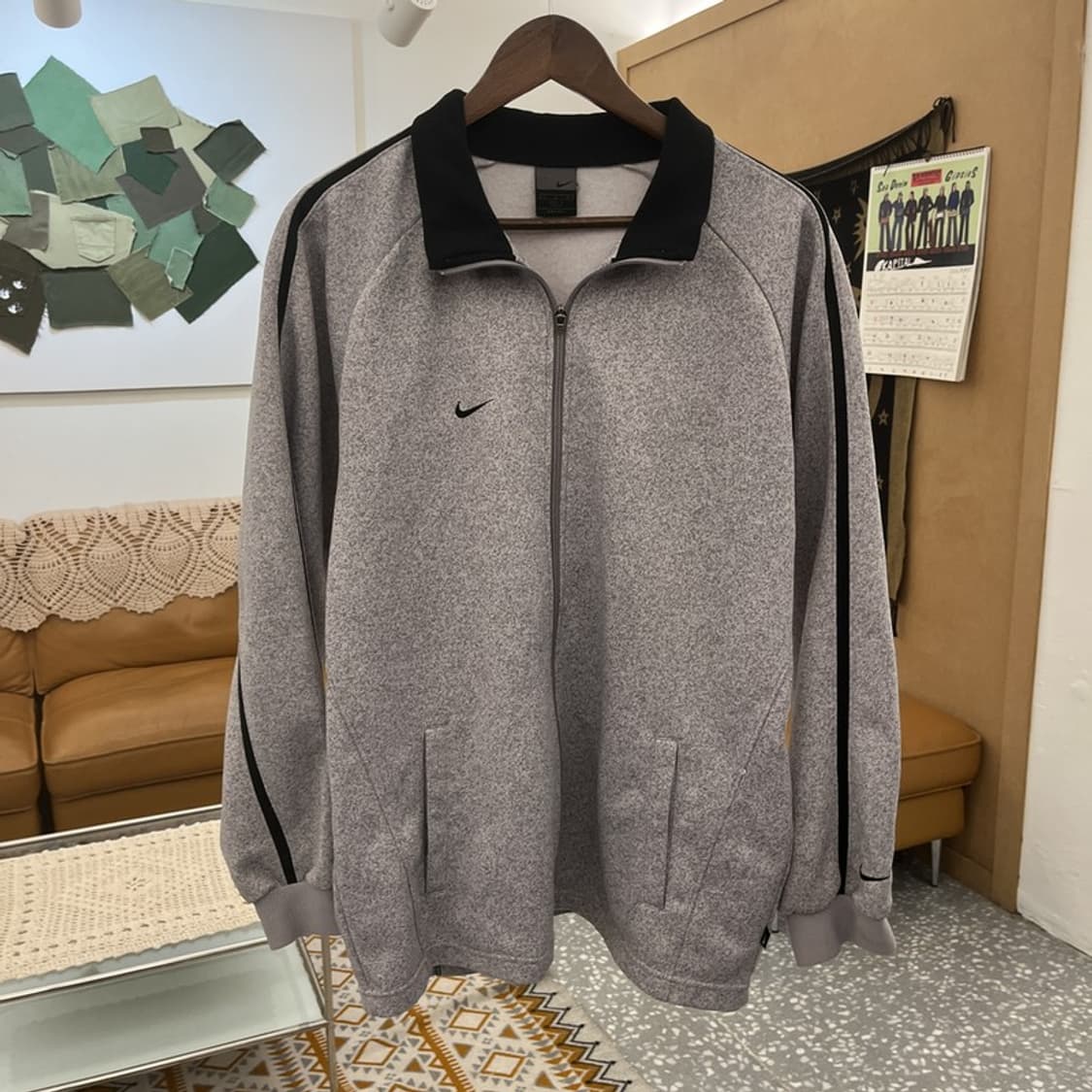 나이키 빈티지 캐주얼 스트릿 스톤패턴 져지 집업 105 C10978 상품이미지3