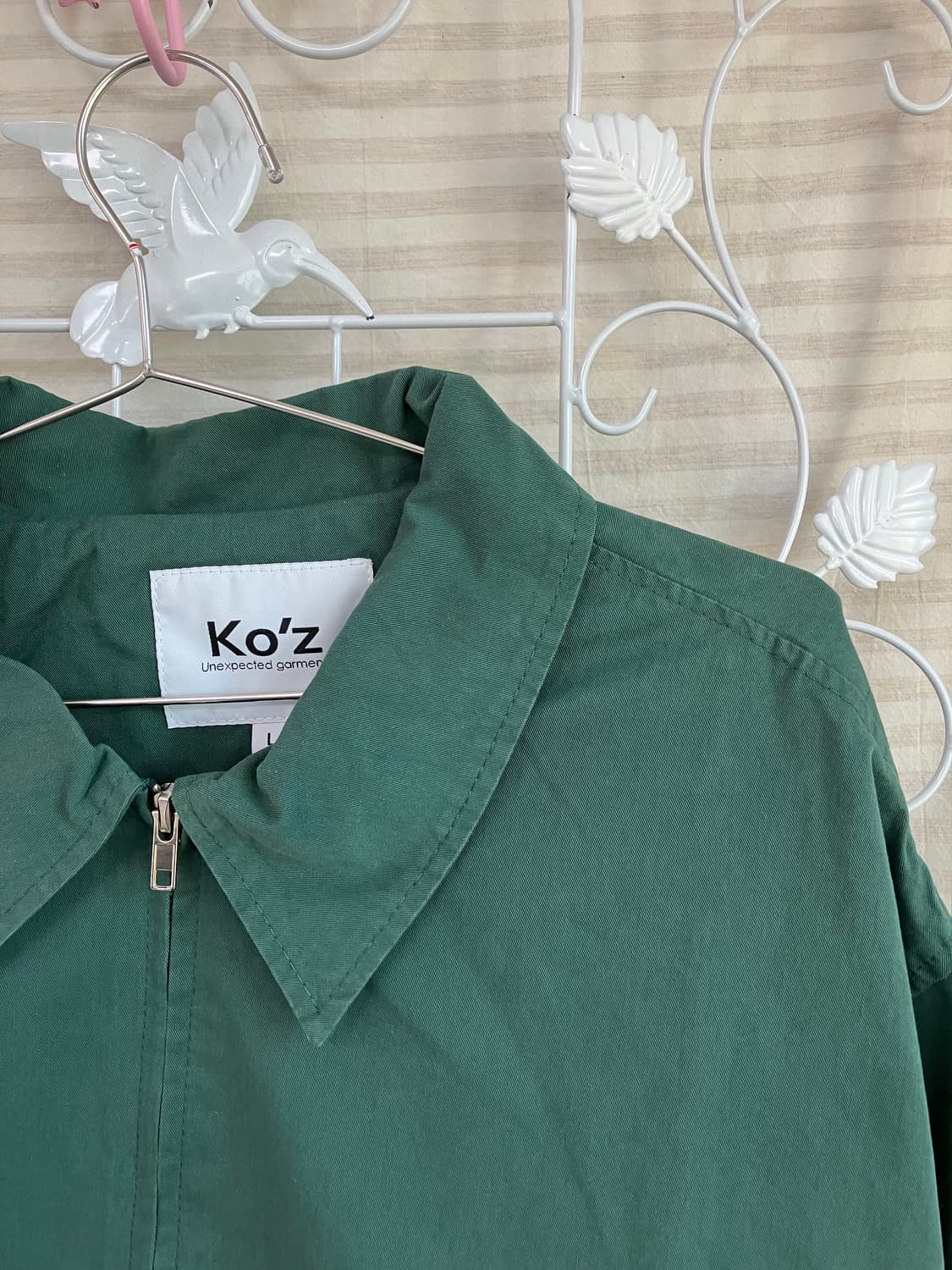 빈티지 그린 시더 크롭 블루종 y2k 스트릿 갸루 펑키 일본빈티지559  상품이미지2