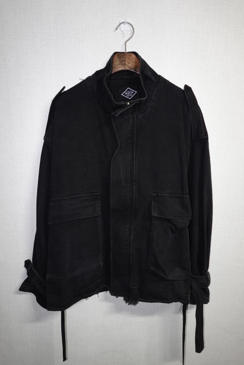 Black denim walker jacket 상품이미지1