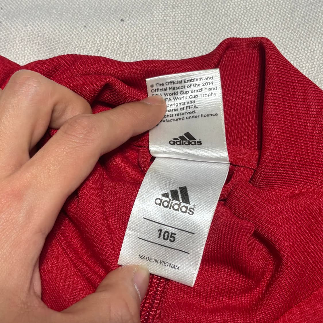 105 아디다스 브라질 월드컵 스페인 레드 트랙탑 상품이미지5