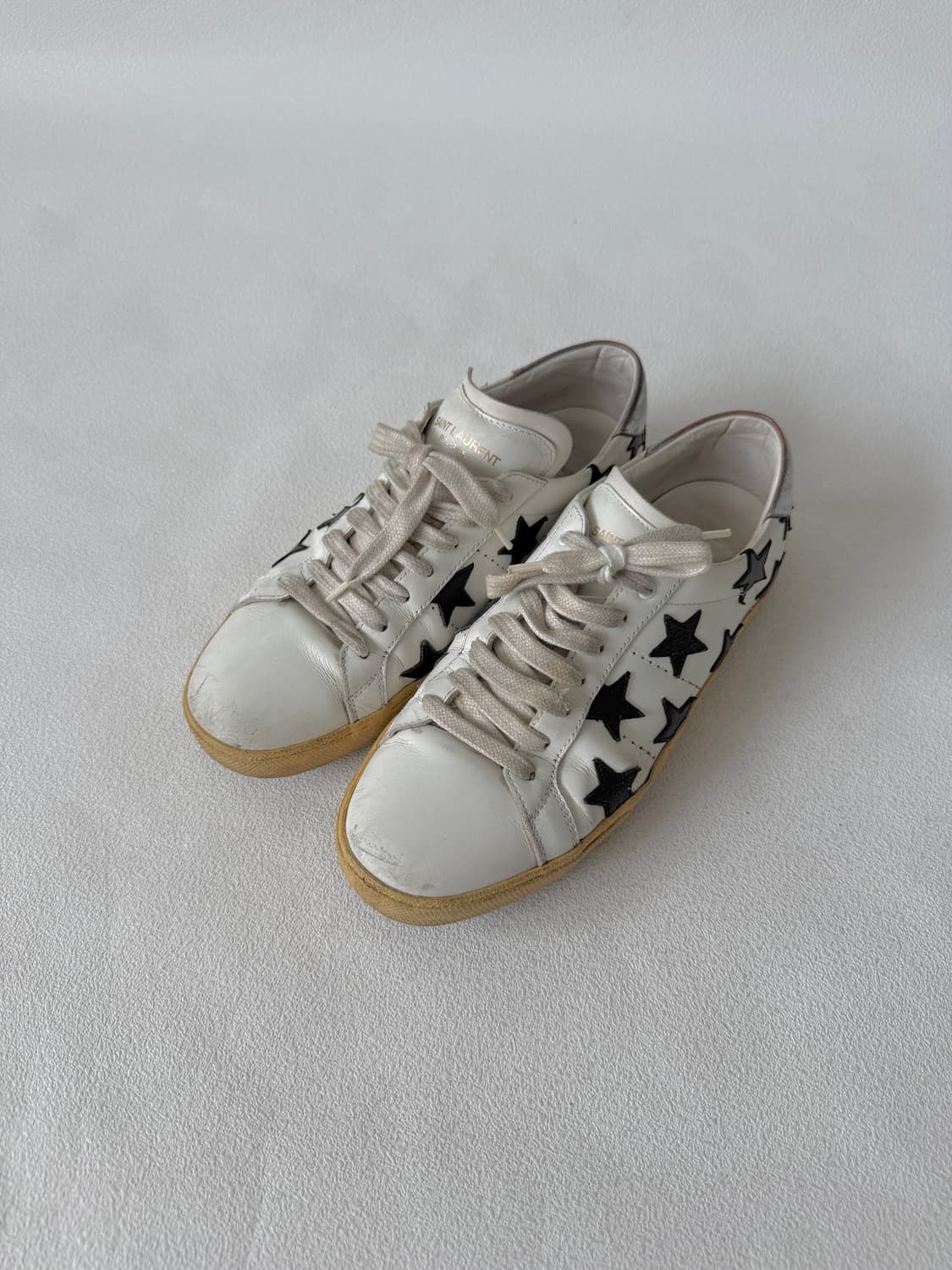 [EU39]생로랑(Saint Laurent) 클래식 스타 패치 스니커즈 상품이미지4